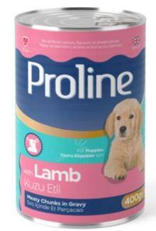 Proline Sos İçinde Parça Etli Kuzu Etli Konserve Yavru Köpek Maması 400 gr