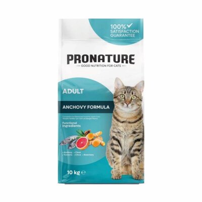 Pronature Hamsili ve Pirinçli Yetişkin Kedi Maması 10 kg