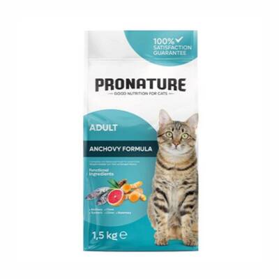 Pronature Hamsili ve Pirinçli Yetişkin Kedi Maması 1,5 kg