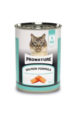 Pronature Ezme Somonlu Tahılsız Kısırlaştırılmış Kedi Konservesi 400 gr