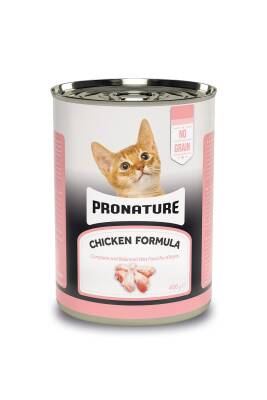 Pronature Ezme Tavuk Etli Tahılsız Yavru Kedi Konservesi 400 gr