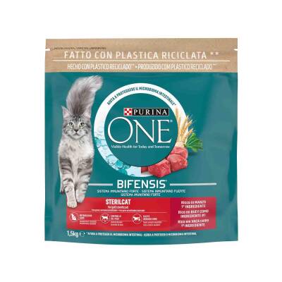 Purina One Sığır Etli Kısırlaştırılmış Kedi Maması 1,5 kg