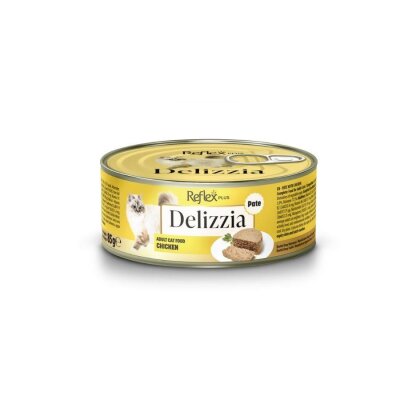 Reflex Plus Delizzia Kıyılmış Tavuklu Yetişkin Kedi Konservesi 85 gr