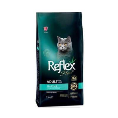 Reflex Plus Tavuklu Kısırlaştırılmış Yetişkin Kedi Maması 15+1 kg