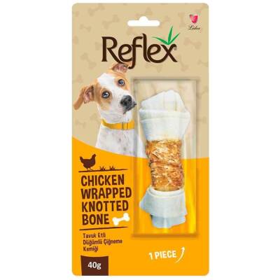 Reflex Tavuk Etli Düğümlü Kemik Köpek Ödülü 40 gr