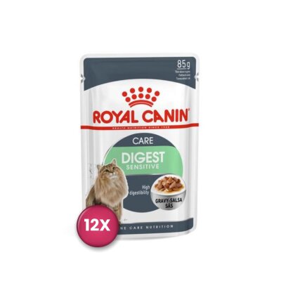 Royal Canin Digest Sensitive Pouch Hassas Kediler İçin Kedi Konservesi 85 gr X 12 Adet