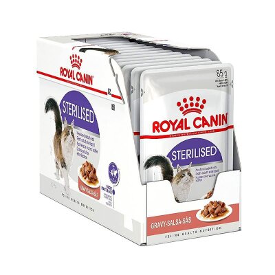 Royal Canin Gravy Pouch Kısırlaştırılmış Kediler İçin Konserve 85 gr X12 Adet