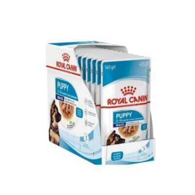 Royal Canin Maxi Puppy Büyük Irk Yavru Köpekler İçin Parça Etli Yaş Mama 140 gr X 10 adet