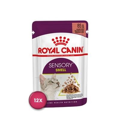 Royal Canin Sensory Smell Gravy Balıklı Yetişkin Kedi Konservesi 85 Gr X 12 Adet