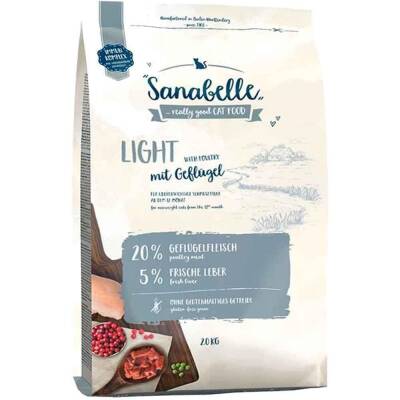 Sanabelle Light Düşük Kalorili Yetişkin Kedi Maması 2 kg