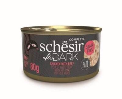 Schesir After Dark Tavuk ve Sığır Etli Suyunda Konserve 80 gr