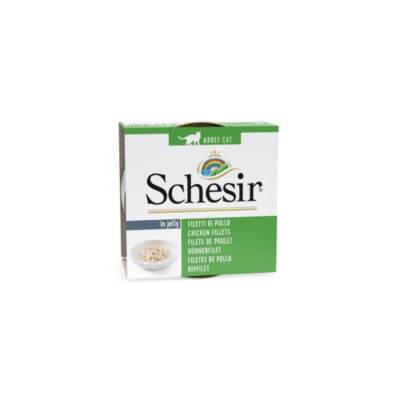 Schesir Jel İçinde Tavuk Etli Yetişkin Kedi Konservesi 85 gr