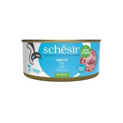 Schesir Jöle İçinde Ton Balıklı Yetişkin Kedi Konservesi 140 Gr