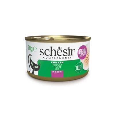 Schesir Pişirme Suyunda Tavuk Filetolu Yetişkin Kedi Konservesi 85 gr