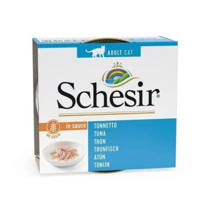 Schesir Soslu Ton Balıklı Tahılsız Yetişkin Kedi Konservesi 70 gr
