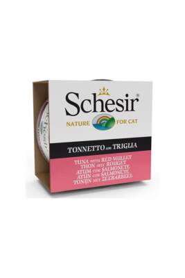 Schesir Pouch Ton Balığı ve Barbunya Balıklı Jöleli Kedi Konservesi 85 gr