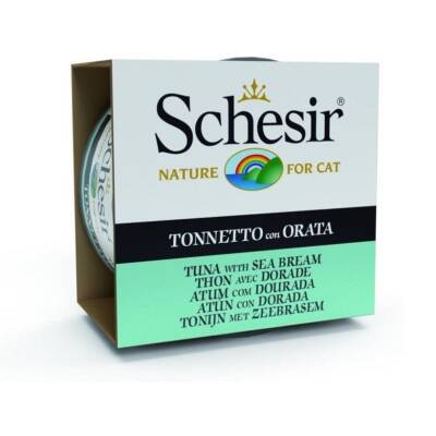Schesir Ton Balığı ve Çipuralı Jöleli Kedi Konservesi 85 gr