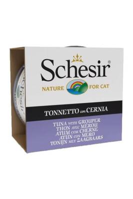 Schesir Ton ve Orfoz Balıklı Jöleli Kedi Konservesi 85 gr