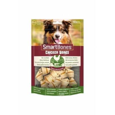 Smart Bones Tavuklu Mini Düğümlü Köpek Kemiği 288 gr 18 Adet