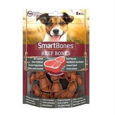 Smartbones Tavuklu Mini Düğüm Köpek Ödül Kemiği 8'li 128 gr