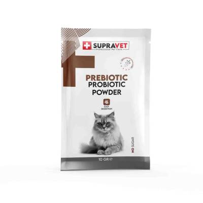 Supravet Kedi Bağışıklık Güçlendirici Toz Probiyotik + Prebiyotik Takviyesi 1,5 gr - 1 Adet