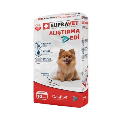 Supravet Köpek Çiş Eğitim Pedi 60x90 cm 10'lu