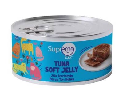 Supreme Cat Jöleli Parça Etli Ton Balıklı Kedi Konservesi 85 gr
