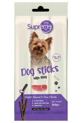 Supreme Dog Sığır Etli Köpek Ödül Çubuğu 3 X 5 gr