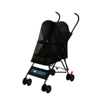 Tommy Evcil Hayvan Arabası 60x43x94 cm Siyah Max 15 kg