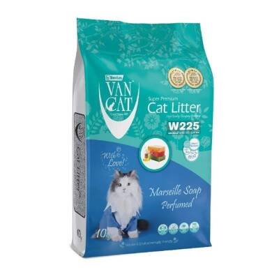 Van Cat Marsilya Sabunlu İnce Taneli Topaklanan Bentonit Kedi Kumu 10 Lt