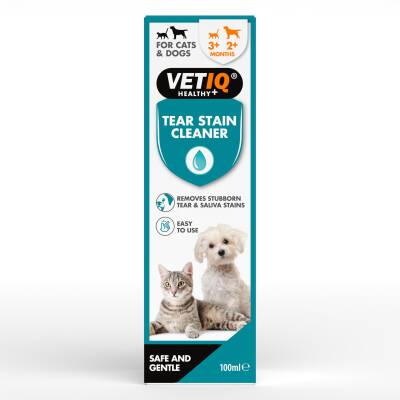 Vet IQ Tear Stain Remover Kedi ve Köpek Gözyaşı Leke Çıkarıcı 100 ml