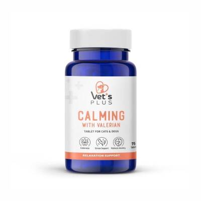 Vet's Plus Calming Kedi ve Köpekler İçin Sakinleştirici Tablet 75 Adet