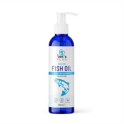 Vet's Plus Kedi ve Köpekler için Balık Yağı 200 Ml