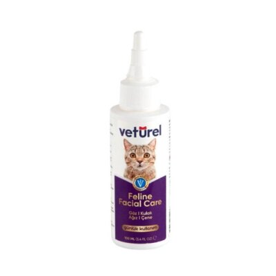 Veturel Kediler İçin Yara Akne ve Yüz Bakım Solüsyonu 100 Ml