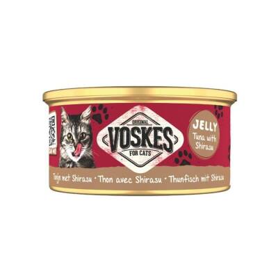 Voskes Jelly Ton Balığı ve Şirasu Yetişkin Kedi Konservesi 85 gr