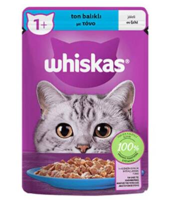 Whiskas Pouch Jöle İçinde Ton Balıklı Yetişkin Kedi Konservesi 85 gr