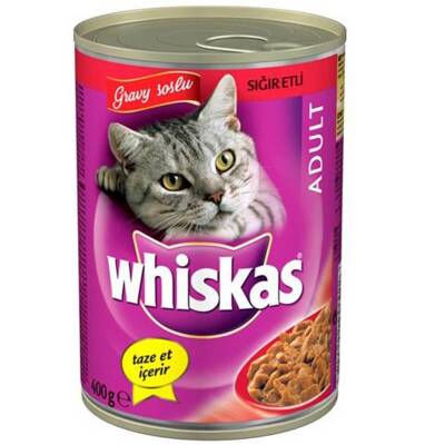 Whiskas Biftekli Yetişkin Kedi Konserve 400 gr