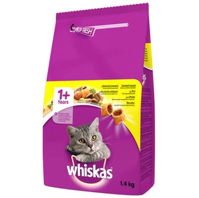 Whiskas Tavuklu Yetişkin Kedi Maması 1,4 kg