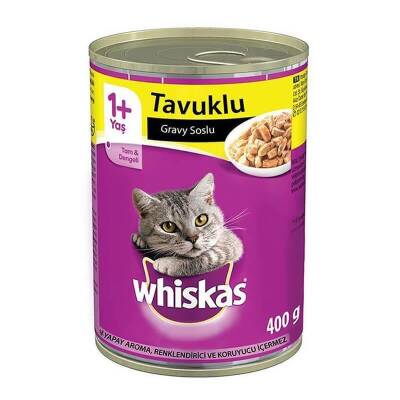 Whiskas Tavuklu Yetişkin Kedi Konservesi 400 gr