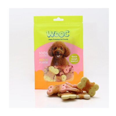 Wooc Tavuk Sargılı Bisküvi Köpek Ödülü 75 Gr
