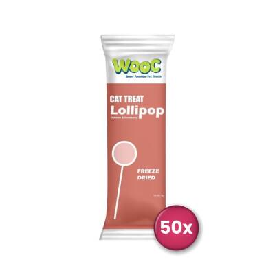 Wooc Tavuk ve Kızılcıklı Lollipop Kedi Ödül Maması 50'li