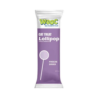 Wooc Tavuk ve Yaban Mersinli Lollipop Kedi Ödül Maması 1 Adet
